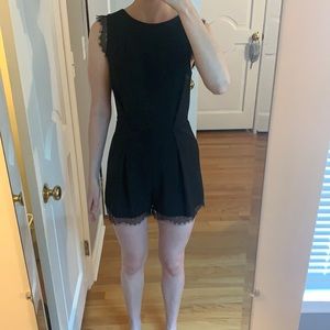 AQUA Black Romper